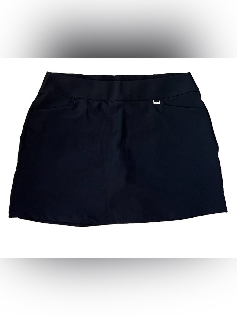 Greg Norman Black A-Line Golf Tennis Pickleball Skort Athletic Skirt Size L